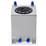 BJ 14214-Universal 2.5 Gallon 10L Fuel Cell Tank Aluminum Polished