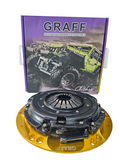 BJ 15866-GRAFF TWIN DISC CLUTCH 800-HP 97-15 GM LS/NISSAN ENGINE 6-SPEED