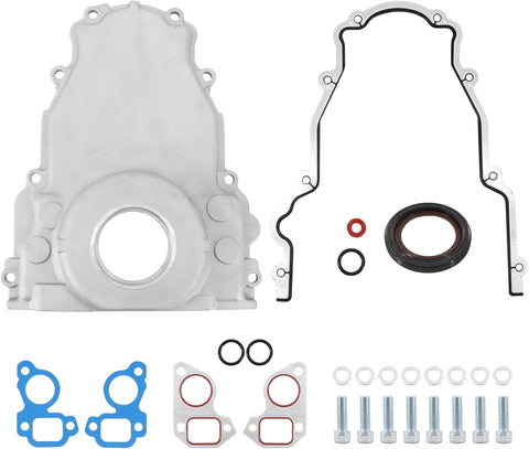 BJ 15792-Cast Aluminum LS Timing Cover for GM Gen III LS1 LS6