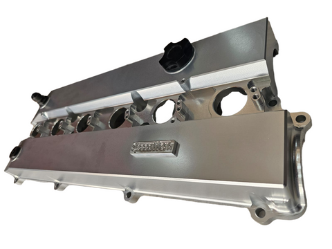 BJ 15946-SPEEDWORKS TOYOTA 2JZ-GTE VVTI SINGLE PIECE BILLET VALVE COVER SILVER