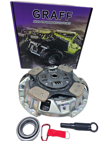 BJ 38035-GRAFF CLUTCH NISSAN PATROL TB48 SAFARI TUFF CLUTCH KIT SINGLE PLATE