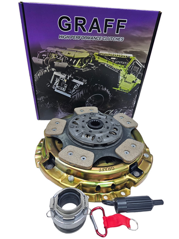 BJ 38037-GRAFF CLUTCH TOYOTA LAND CRUISER 1FZ-FE  TUFF CLUTCH KIT SINGLE PLATE