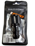 BJ 15641-BOOST AN12 Straight Push on Lock Hose Barb Fitting Oil/Fuel/Gas Line Adapter BLACK
