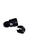 BJ 15718-BOOST 8AN Male Flare to 5/16" SAE Quick Disconnect Female Push On EFI Fitting Adapter