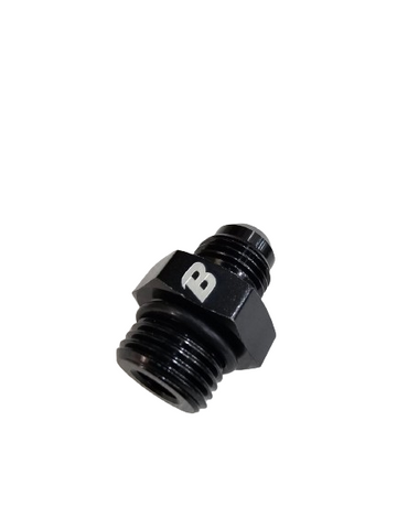 BJ 15731-BOOST 6AN Male Flare to M16 x 1.5mm Male Metric Fitting Adapter Aluminium Alloy