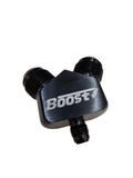 BJ 15758-BOOST -10AN x -10AN x -6AN Y-Adapter Fitting - Aluminum