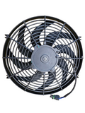 BJ 15823-BOOST FAN 14" Low Profile Electric Cooling Fan; Curved Blade / Pull