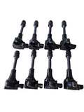 BJ 16195-Metha1 Coils IGNITION COIL SET OF 8 22448-1LA0B UF677 22448-1LA0A UF650 Compatible for Infiniti QX56 QX80 Compatible for Nissan Armada 5.6 V8 Z62 Y62 VK56