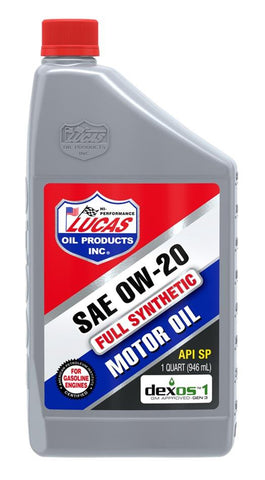 BJ 07256-0w20 Lucas High Performance Synthetic Oil 10564