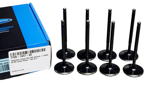 BJ 01380-Supertech Toyota 2RZ 2RZ-FE 3RZ 3RZ-FE 38.5mm +1.0mm UC BC Intake Valves Set of 8