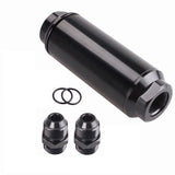 BJ 15971-AN10 Inline 44mm Fuel Filter High Flow 100 Micron Cleanable Billet