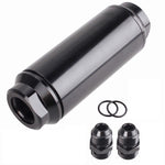 BJ 15971-AN10 Inline 44mm Fuel Filter High Flow 100 Micron Cleanable Billet