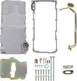BJ 15968-LS Swap Retrofit Aluminum Oil Pan Conversion Kit Compatible with LS1 LS2 LS3 A/G/F-Body Chevy 4.8L 5.3L 6.0L 6.2L Engines