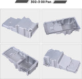 BJ 15968-LS Swap Retrofit Aluminum Oil Pan Conversion Kit Compatible with LS1 LS2 LS3 A/G/F-Body Chevy 4.8L 5.3L 6.0L 6.2L Engines
