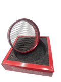 BJ 16239-RD-TURBOTECHS Billet Turbo Guard Red 6 inch