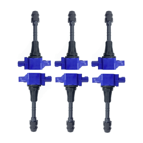 MH Ignition Coil TB48 Blue, Set of 6