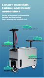 BJ 16231-Aluminum Electric Carry-On Luggage Scooter Freestyle Travel Case Electric Scooter Suit Case SILVER