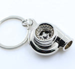 Turbotechs Keychain Turbo Keychain, Creative Multicolor Hot Sleeve Bearing Spinning Turbine Turbocharger Keychains Keyring