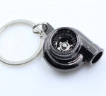 Turbotechs Keychain Turbo Keychain, Creative Multicolor Hot Sleeve Bearing Spinning Turbine Turbocharger Keychains Keyring