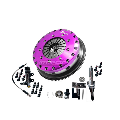 XTREME 230MM TWIN PLATE ORGANIC CLUTCH TOYOTA 1JZGTE/R154 WITH PUSH CONVERSION KTY23597-2B