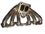 BJ 23143-TURBO MANIFOLD STAINLESS T4 FOR TOYOTA SUPRA 1JZGE 3MM