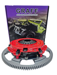 BJ 15966-GRAFF HD RACING RXT CLUTCH NISSAN TB48 TWIN PLATE Chromoly Flywheel