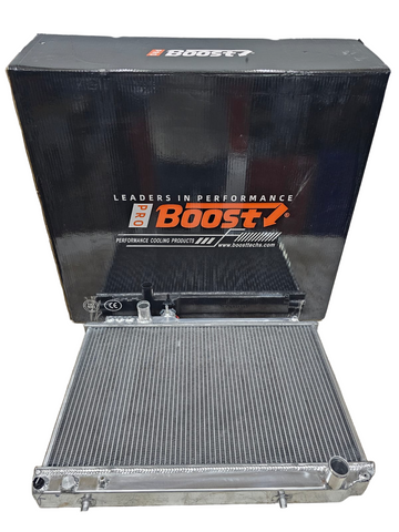 BJ 14989-BOOST Aluminum Radiator For Toyota SUPRA MK3 MA70 MA71 3.0L JZA70 7M-GTE 86-93 GE/GTE