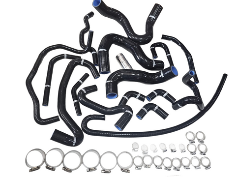 BJ 15526-BOOST Silicone Hoses For Nissan Patrol/Safari TB48DE WFGY61 2002-2012 Black