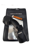 BJ 340080-BOOST 16AN 45 Degree Black Swivel Seal Hose End Fitting