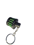 BJ 16220-GN-BOOST Car Air Filter Keychain GREEN