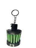 BJ 16220-GN-BOOST Car Air Filter Keychain GREEN