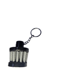 BJ 16220-CH-BOOST Car Air Filter Keychain CHROME
