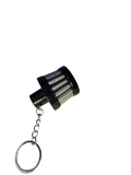 BJ 16220-CH-BOOST Car Air Filter Keychain CHROME