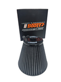 BJ 16216-BOOST Filter Cone Air Filters 6 inch Black