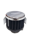 BJ 16219-BK- BOOST Vent/ Breather Air Filter BLACK 15mm