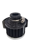 BJ 16219-BK- BOOST Vent/ Breather Air Filter BLACK 15mm