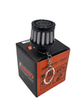 BJ 16220-CH-BOOST Car Air Filter Keychain CHROME