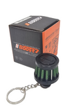 BJ 16220-GN-BOOST Car Air Filter Keychain GREEN