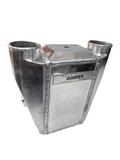 BJ 16244-BOOST High Performance Aluminum Water to Air Turbo Intercooler, 270x115x150mm Long Flow, 3"