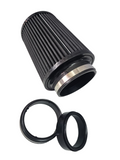 BJ 14559-Boost Pro High Flow Universal  3”/3.5”/4” Air Filter 7.5” Height  1418BK Black