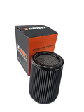 BJ 14559-Boost Pro High Flow Universal  3”/3.5”/4” Air Filter 7.5” Height  1418BK Black