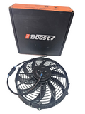 BJ 15821-BOOST FAN 13" Low Profile Puller Fan with Curve Blades, 12V