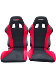 BJ 43055-BOOST SEATS Sport Seat NSI 612 - Black/Red c/w U08 Universal Slider