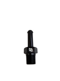BJ 15653-BOOST 1/4" x 1/8" NPT Male NPT to Hose Barb Straight Adapter Fitting BLACK