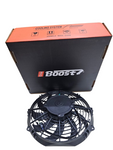 BJ 15817-BOOST FAN Automotive 11" Low Profile 12V Electric Puller Fan Curved Blades