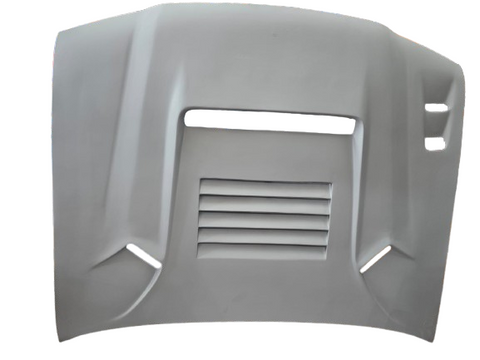 BJ 06053-FIBER BONNET HOOD FOR LAND CRUISER 1FZ - 1998-2007 U SHAPE 4 CUTS