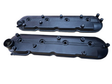 BJ 15842-44-Genuine GM Chevrolet LS LS3 GEN IV 4.8L 5.3L 6.0L 6.2L Cast Valve Cover SET w/ Bolts Black