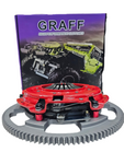 BJ 15966-GRAFF HD RACING RXT CLUTCH NISSAN TB48 TWIN PLATE Chromoly Flywheel
