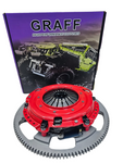 BJ 15966-GRAFF HD RACING RXT CLUTCH NISSAN TB48 TWIN PLATE Chromoly Flywheel