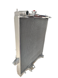 -BOOST NISSAN VTC TB48 PERFORMANCE ALUMINIUM RADIATOR for Mercedes Fan frame